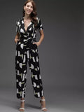 Darzi Women's Crepe Printed Jumpsuit